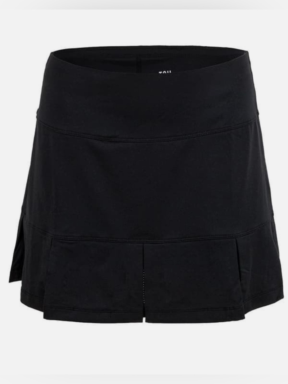 TAIL Skort L DORAL Skirt Shorts Wide Pleats Stretch Tennis Pickleball Black NWT